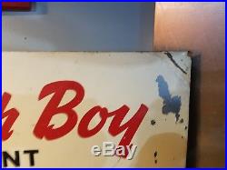 Vintage Dutch Boy Paint Sign Tin