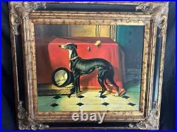 Vintage-EOS Oil Painting Signed By Anton Mauve With Certificate Of Authenticity