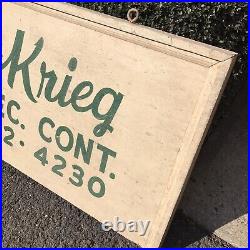 Vintage Electrical Contractor Construction 2 Sided Painted Wood Trade Sign