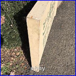 Vintage Electrical Contractor Construction 2 Sided Painted Wood Trade Sign