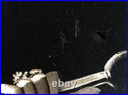 Vintage Elvis Presley Large Painting Black Velvet 39 X 27 Framed Signed