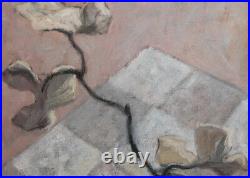 Vintage Expressionist Still Life Oil Painting Signed