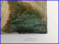 Vintage Florida Landscape Painting Gulf Coast Impressionism Original Signed