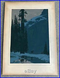 Vintage George Frederick Mannel(1874-1961) Original Gouache Painting On Board