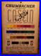 Vintage Grumbacher Casein Artist Tube Paint Color Sample Wood Display Sign Rare