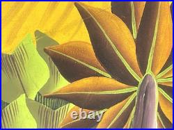 Vintage Haitian Painting On Canvas Signed