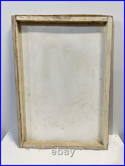 Vintage Haitian Painting On Canvas Signed