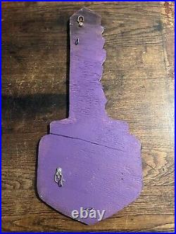 Vintage Hand Made Key Sign Hand Painted Hardware Store Signage Folk Art 2