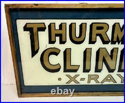 Vintage Hand Painted Local X-Ray Advertisement Light Up Sign Rare Tested