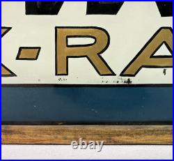 Vintage Hand Painted Local X-Ray Advertisement Light Up Sign Rare Tested