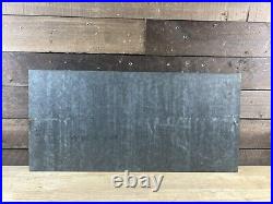 Vintage Hand Painted Metal Sign Keep Lounge Clean