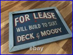 Vintage Hand Painted Sign 18x24.5