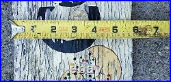 Vintage Hand Painted Wood Carnival Fair Sign Confetti Eggs & Misc Candy Pop Food