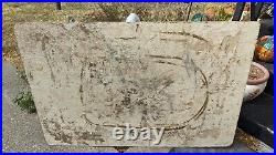 Vintage Hand Painted Wood Sign Duling Optical Sioux City IA Optometrist Antique