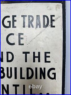 Vintage Hand painted Carriage Trade Sign Crackle Paint Horses Buggies