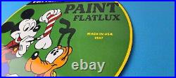 Vintage Hardware Paint Sign Porcelain Patterson Sargent Store Gas Pump Sign