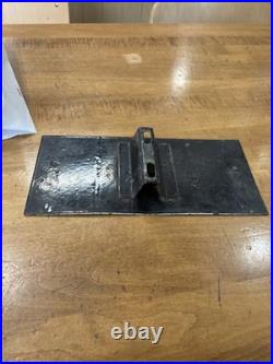 Vintage Heavy Enamel Painted 200 Mile Sign 12x5.5 withMetal Mounting Bracket