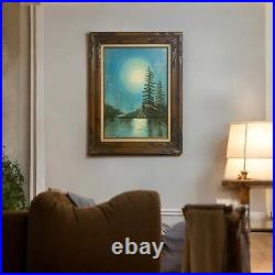 Vintage Helen Morris Original Signed and Framed Oil Painting 24H x 20W