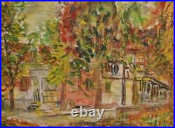 Vintage Impressionist Landscape Oil Painting Signed