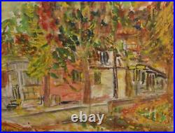 Vintage Impressionist Landscape Oil Painting Signed