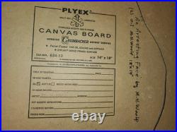 Vintage Islamic Art, Imam Portrait An Arresting Face, Oil Painting Framed Signed