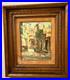 Vintage Italian Original Oil Painting on Canvas Signed Antonio De Vity Framed