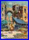 Vintage Italian Original Oil on Canvas Painting Signed Forte Impressionist