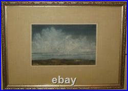 Vintage JOSEPH LC SANTORO'Ocean Spray' COASTAL Landscape Painting Listed