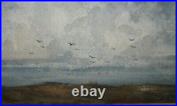Vintage JOSEPH LC SANTORO'Ocean Spray' COASTAL Landscape Painting Listed