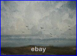 Vintage JOSEPH LC SANTORO'Ocean Spray' COASTAL Landscape Painting Listed