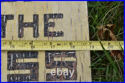 Vintage KEEP OFF THE GRASS folk wood painted advertising yard policeman SIGN