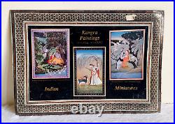 Vintage Kangra Paintings Indian Miniatures Graphics Tin Sign Board TS191