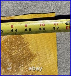 Vintage LEE REYNOLDS Signed Painting Large 47x 59 Abstract Unstretched