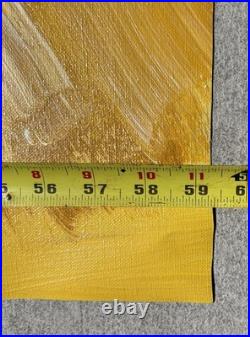 Vintage LEE REYNOLDS Signed Painting Large 47x 59 Abstract Unstretched