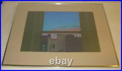 Vintage LEONARD PETRILLO Mid Century Modern BROOKLYN WINDOW Painting Listed