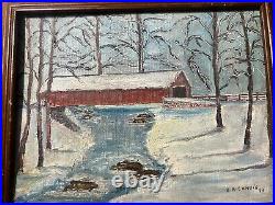 Vintage Landis Oil Painting 9x12on Fredrix canv/board. 1983 Signed