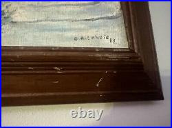 Vintage Landis Oil Painting 9x12on Fredrix canv/board. 1983 Signed