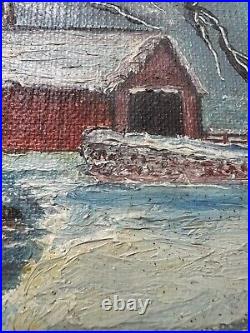 Vintage Landis Oil Painting 9x12on Fredrix canv/board. 1983 Signed