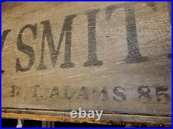 Vintage Large Blacksmith Shop Wooden Hand Painted Sign