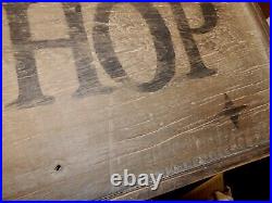 Vintage Large Blacksmith Shop Wooden Hand Painted Sign