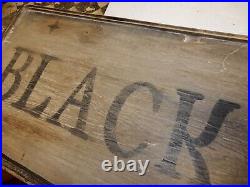 Vintage Large Blacksmith Shop Wooden Hand Painted Sign