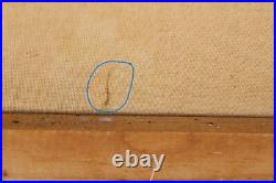 Vintage Lillypad Pond Landscape Scene Oil Painting Signed V, Karlsson 72