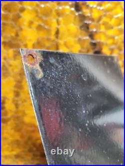 Vintage Lincoln Paints Porcelain Sign Old President Lincoln Varnish Hardware 12