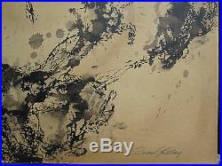 Vintage MID Century Modern American Abstract Painting Feingarten Gallery Chicago
