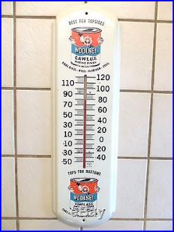 Vintage Marine Paint Sign Woolsey Nautical Mermaid LG Indoor Outdoor Thermometer