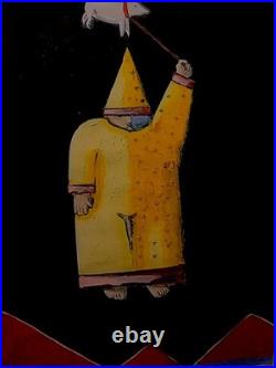 Vintage Martin Laborde Artist Proof Signed Original Painting 26x19 Framed Rare