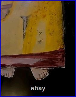 Vintage Martin Laborde Artist Proof Signed Original Painting 26x19 Framed Rare