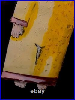 Vintage Martin Laborde Artist Proof Signed Original Painting 26x19 Framed Rare