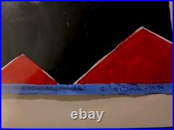 Vintage Martin Laborde Artist Proof Signed Original Painting 26x19 Framed Rare