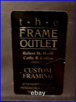 Vintage Martin Laborde Artist Proof Signed Original Painting 26x19 Framed Rare